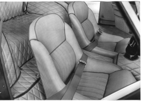 Ferrari 410 Superamerica (1957) - Interieur - schöne Sattlerarbeit