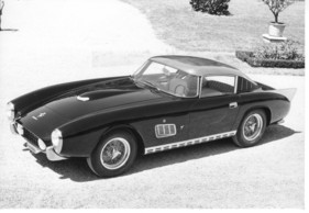 Ferrari 410 Superamerica (1957) - speziell war der ungewöhnliche Farb- und Materialmix - Originalaufnahme von 1957