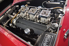 Ferrari 410 Superamerica Scaglietti (1957) - Blick auf die Vergaser-Fabrik des 5-Liter-Motors