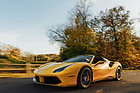 Image: Ferrari 488 Spider 70th Anniversary Edition 'Bold Yellow' (2017) - Lot 018 at the RM/Sotheby's Las Vegas auction on November 17, 2023
