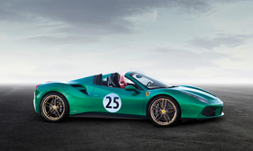 Ferrari 488 Spider "Green Jewel" (2016) - als Lot 116 an der RM/Sotheby's Versteigerung "Ferrari - Leggenda e Passione" am 8. September 2017
