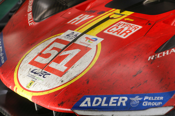 Ferrari 499P (2023) - Sieger der 24 Stunden von Le Mans, mit Originalverschmutzung - Rétromobile Paris 2024