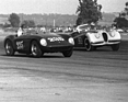 Ferrari 500 Mondial (1954) - Porfirio Rubirosa schnell unterwegs gegen einen Jaguar XK 120 in Santa Barbara