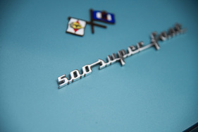Ferrari 500 Superfast Series II (1966) - Schriftzug auf dem Heck