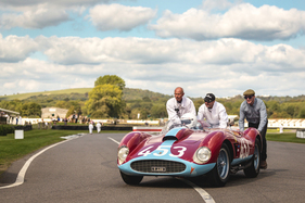 Ferrari 500 TRC (1957) - wer liebt, der schiebt - Freddie March Memorial Trophy - Goodwood Revival 2018