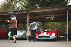 Ferrari 500 TRC (1957) - wird vor dem Rennen zur Freddie March Memorial Trophy noch ein wenig gestreichelt - Goodwood Revival 2018
