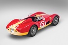 Ferrari 500 TRC Spider 1957 - Seitliche Heckansicht von oben
