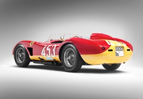 Ferrari 500 TRC Spider 1957 - Seitliche Heckansicht