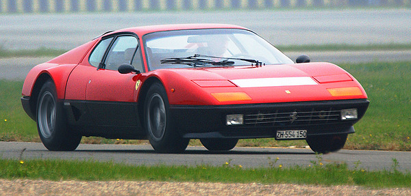 Ferrari 512 BB (1980) - auf einer schnellen Runde auf dem Fiorano-Test-Track von Ferrari