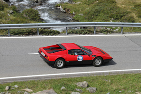 Ferrari 512 BB (1980) - bei der Überquerung des Flüelapasses an der Passione Engadina 2019
