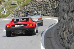 Ferrari 512 BB (1980) - bei der Überquerung des Flüelapasses an der Passione Engadina 2019