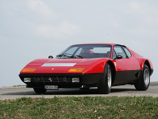Ferrari 512 BB (1981) - die Flügelmuttern verschwanden später