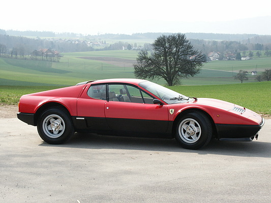Ferrari 512 BB (1981) - langer Überhang vorne