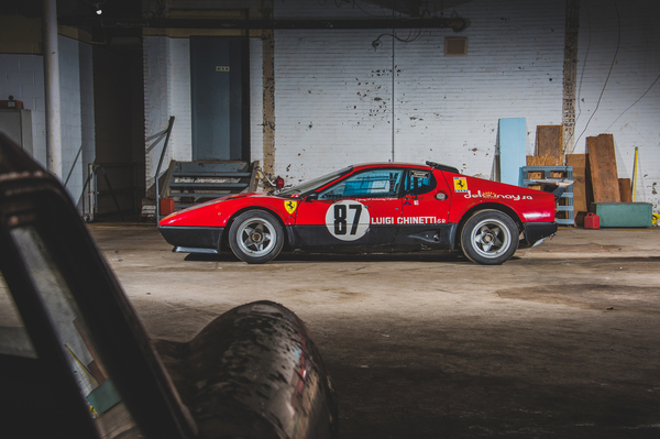 Bild: Ferrari 512 BB Competizione von 1978 mit Le-Mans-Geschichte - "Lost & Found Collection - angeboten an der RM/Sotheby's Versteigerung von Monterey im August 2023
