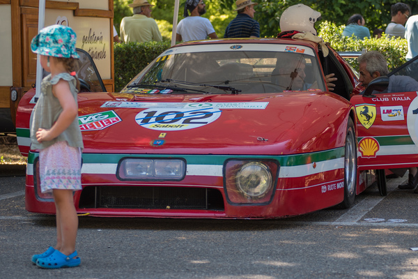 Ferrari 512 BB LM (1981) an der 23. Vernasca Silver Flag 2018