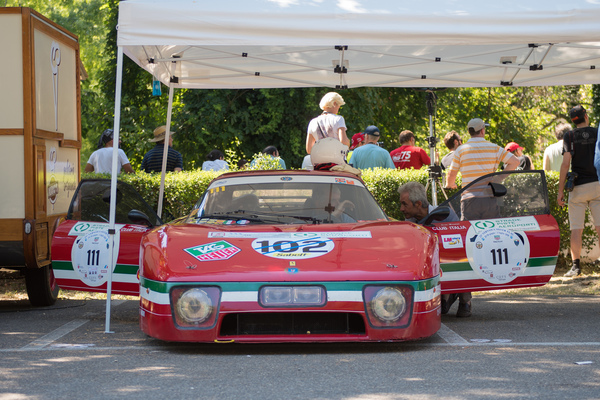Ferrari 512 BB LM (1981) an der 23. Vernasca Silver Flag 2018