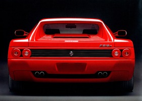 Ferrari 512 M (1995) - Heckansicht - Pressebild (1995)
