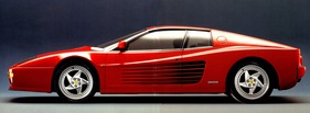 Ferrari 512 M (1995) - die Silhouette unterscheidet sich kaum vom ersten Testarossa von 1984