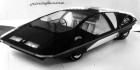 Ferrari 512 S Modulo (1970) - ausgestellt in Schwarz in Genf im Jahr 1970