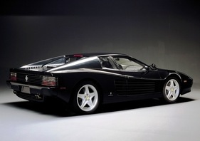Ferrari 512 TR (1991) – Das Auto hat noch nicht den Schriftzug "512 TR" der definitiven Version (1991)