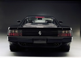 Ferrari 512 TR (1991) – Das Auto hat noch nicht den Schriftzug "512 TR" der definitiven Version (1991)