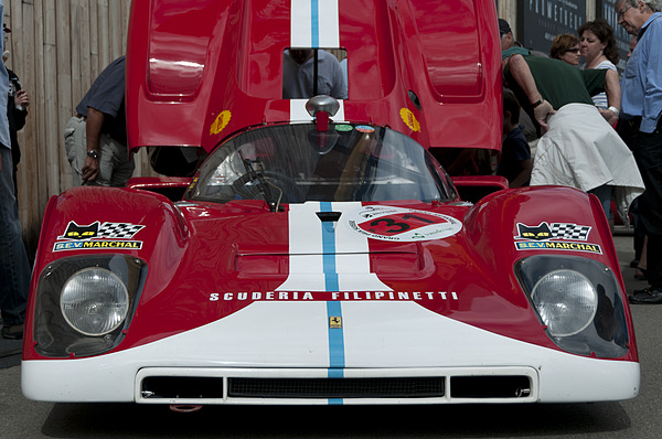 Ferrari 512M - Einer der Publikumsmagnete im Fahrerlager - Impressionen vom GP Suisse 2012