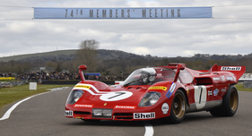 Ferrari 512S (1970) - Nick Mason beim Demonstrationslauf der Gruppe 5 Prototypen
