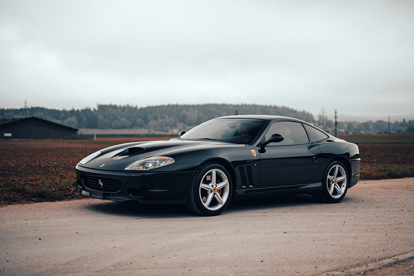 Bild: Ferrari 575M Maranello F1 (2003) - 2003 Ferrari 575M Maranello F1 - als Lot 125 an der Oldtimer Galerie Toffen Versteigerung von Gstaad am 29. Dezember 2024