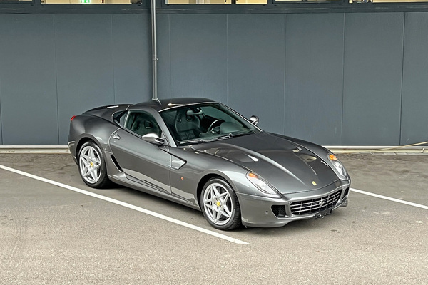Ferrari 599 GTB Fiorano (2007) - als Lot 107 an der "Gstaad Classic Car Auction" der Oldtimer Galerie Toffen am 29 Dezember 2023