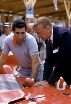 Ferrari 860 Monza (1957) - Alfonso de Portago zusammen mit Gary Cooper beim Grand Prix von Kuba 1957