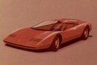 Ferrari BB (1971) - Farbskizze von Pininfarina