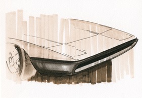 Ferrari BB (1971) - frühe Skizzen