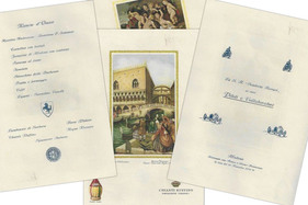Ferrari Dinner-Karte 1932