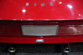 Ferrari Dino 206 Berlinetta Speciale Pininfarina (1965) - Detail an der Heckpartie - am Genfer Automobilsalon von 2013