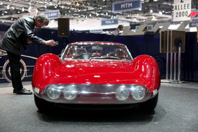 Ferrari Dino 206 Berlinetta Speciale Pininfarina (1965) - Frontansicht - am Genfer Automobilsalon von 2013