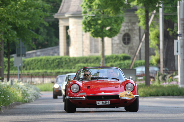 Image: Ferrari Dino 246 GTS (1973) - at the RAID Young Raiders Challenge 2018