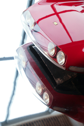 Ferrari Dino Berlinetta Speciale (1965) - aerodynamisch gestaltete Frontpartie - Rétromobile Paris 2016