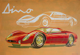 Aller Dino Anfang war Aldo Brovarones Entwurf "Dino Berlinetta Speciale" auf Basis des 206 SP.