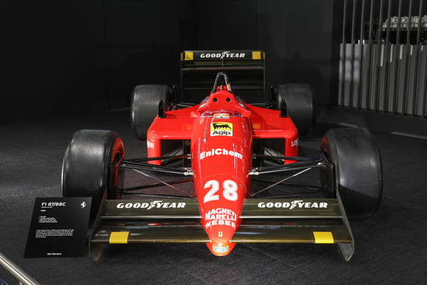 Ferrari F1 87/88C (1988) – Chassis 102, V6-Motor mit 1,5 Liter Hubraum und Twin-Turbo (620 PS) – Rétromobile Paris 2025