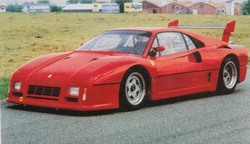 Ferrari F40 (1985) - so sollte der F40 ursprünglich aussehen