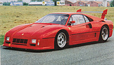 Ferrari F40 (1985) - so sollte der F40 ursprünglich aussehen
