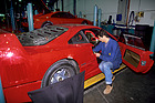Ferrari F40 (1989) - letzte Handgriffe