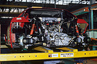 Ferrari F40 (1989) - montierter Motor inklusive Getriebe