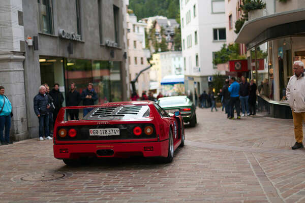 Ferrari F40 (1990) - an der 10. Passione Engadina 2021
