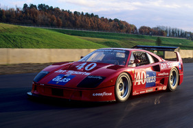 Ferrari F40 Competitione (1990) - die Rennversion von Ferrari France auf Testfahrt