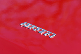 Ferrari Mondial 3.2 (1988) - Ferrari-Schriftzug auf dem Heck