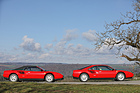 Ferrari Mondial 3.2 (1988) - einmal als Cabriolet, einmal als Coupé