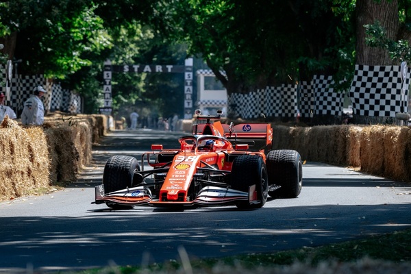 Ferrari Monoposto beim Berglauf - Goodwood Festival of Speed 2025