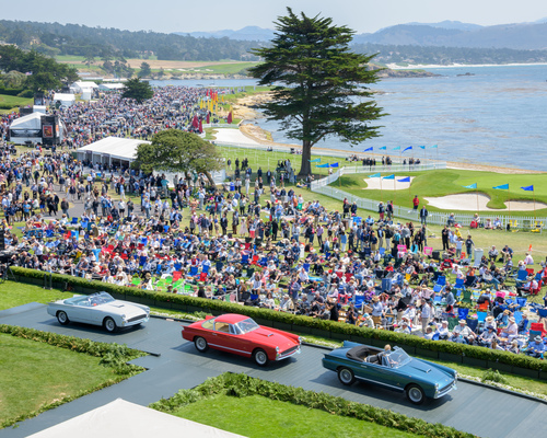 Ferrari Raritäten auf dem Laufsteg - Pebble Beach Concours d'Elégance 2017