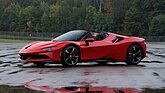 Image: Ferrari SF90 Spider (2022) - as 141 at the Broad Arrow "The Las Vegas Auction" 2025